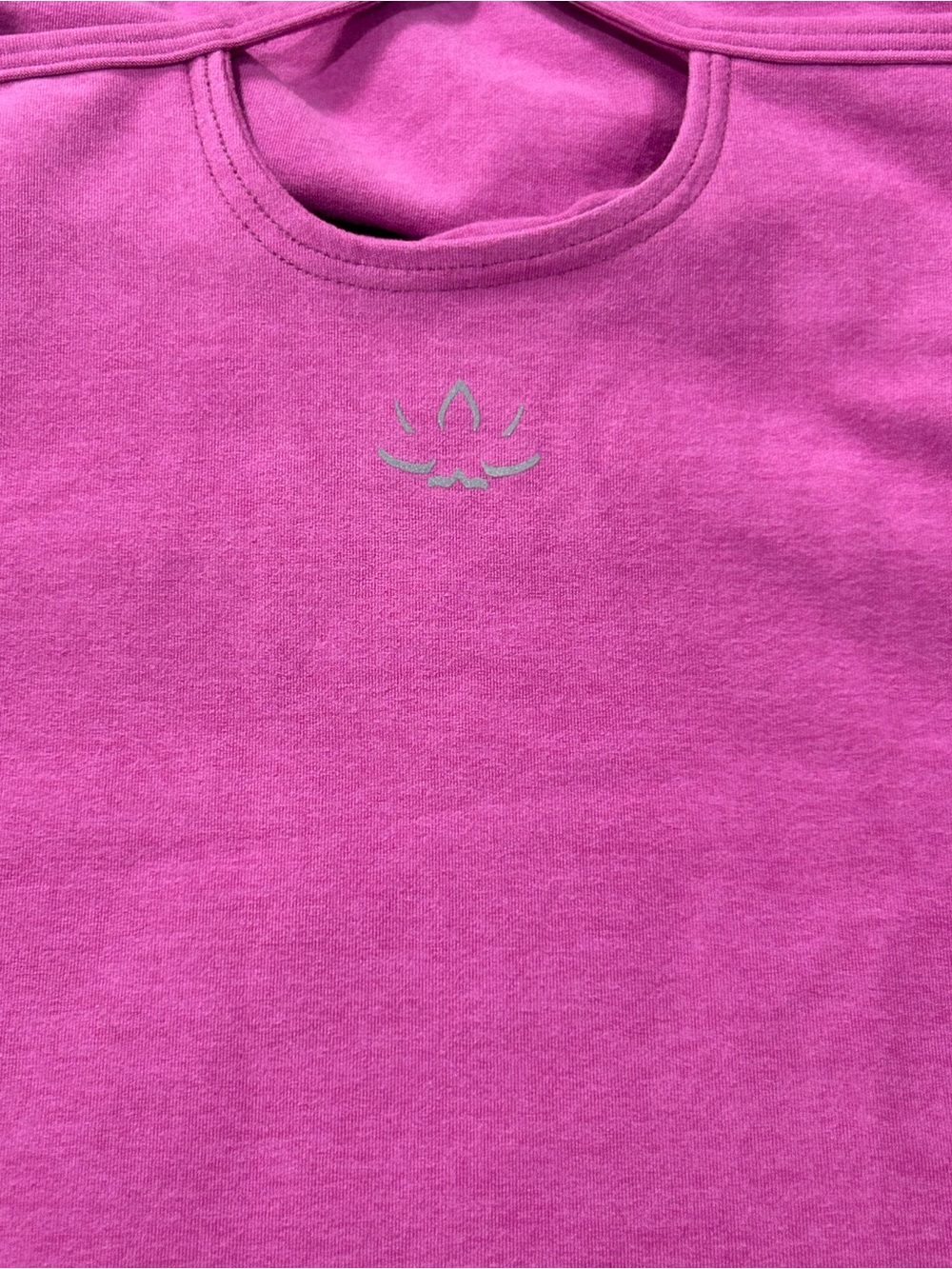 Beyond Yoga Spacedye Slim Racerback Cropped Tank Top Sz M in Pink Heather - Picture 6 of 11